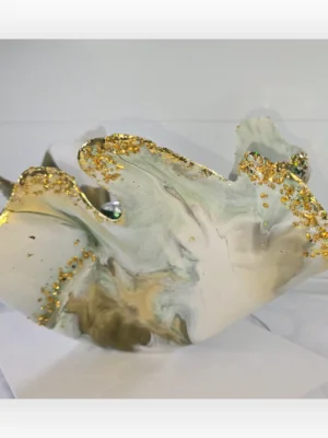 19. MEDUSA GREEN GOLD WHITE FRUIT CANDLE HOLDER (3)
