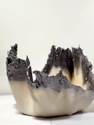 Handmade Sea-Inspired Bowl with Real Shells