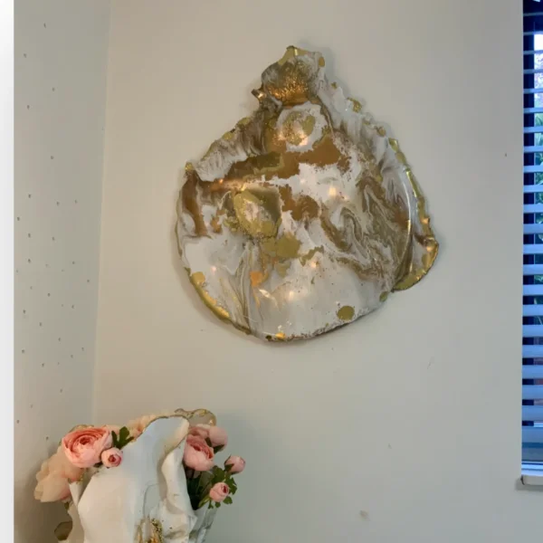 Wall Hanging with fairylights