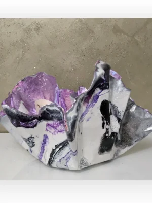 48. LARGE PURPLE BLACK WHITE WITH PURPLE FOIL (4)