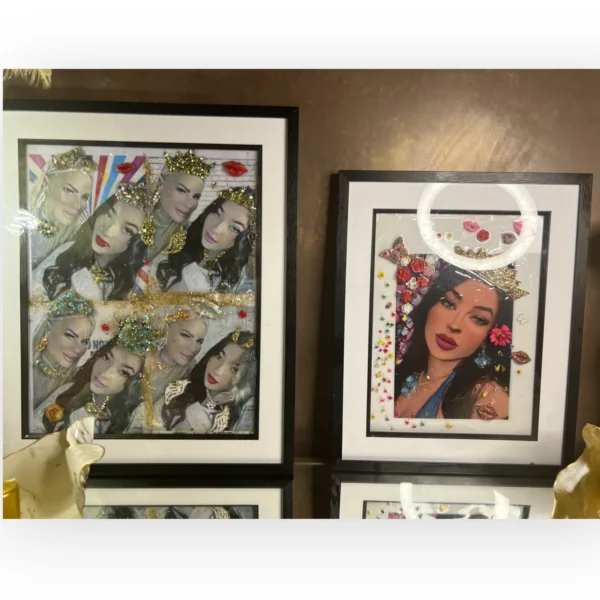 Pop Art Personalised 3d Photoframes