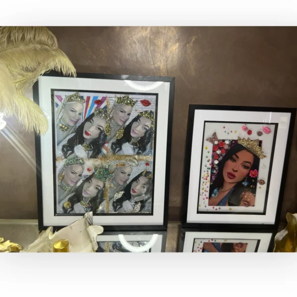 Pop Art Personalised 3d Photoframes