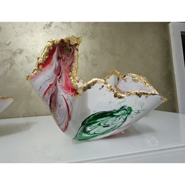 Set of 3 small rose bowls - Image 6