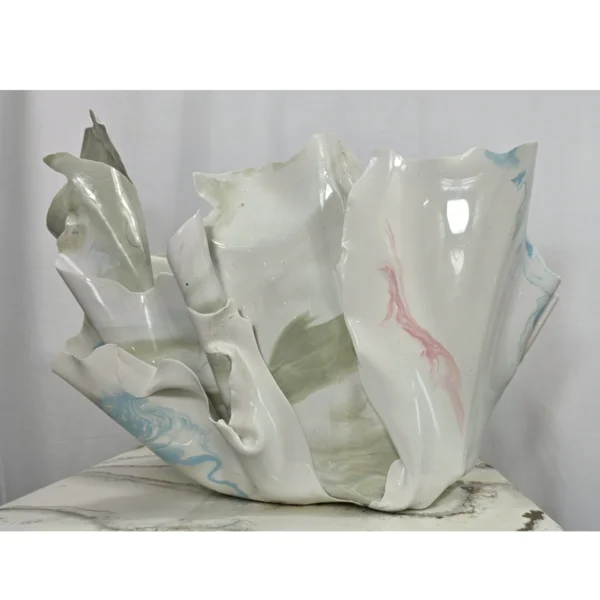 Giant Icea Bucket pastels with leafs for flowers - Image 6