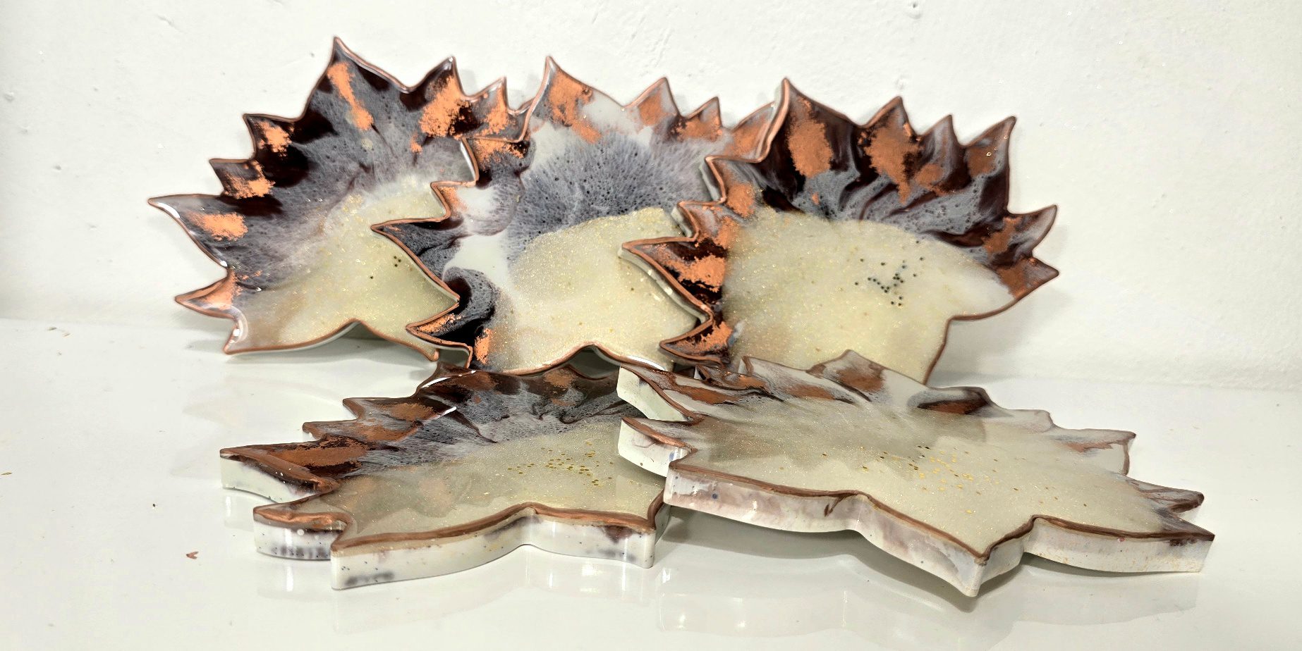 Matching coasters and over bottle glass holder - Image 5