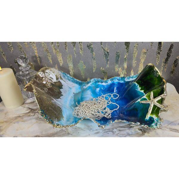 Extra Large Sand & Sea shallow bowl