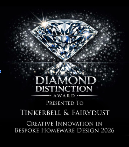Diamond Distinction Award 2026 for Creative Innovation in Bespoke Homeware Design 2026